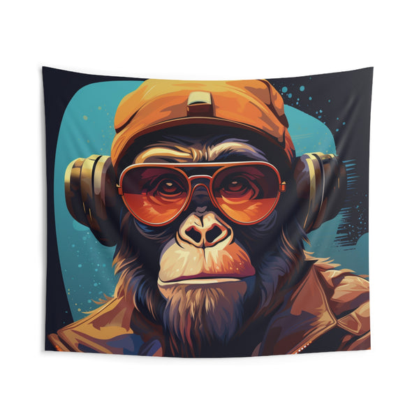 What Do you See Ape Indoor Wall Tapestries