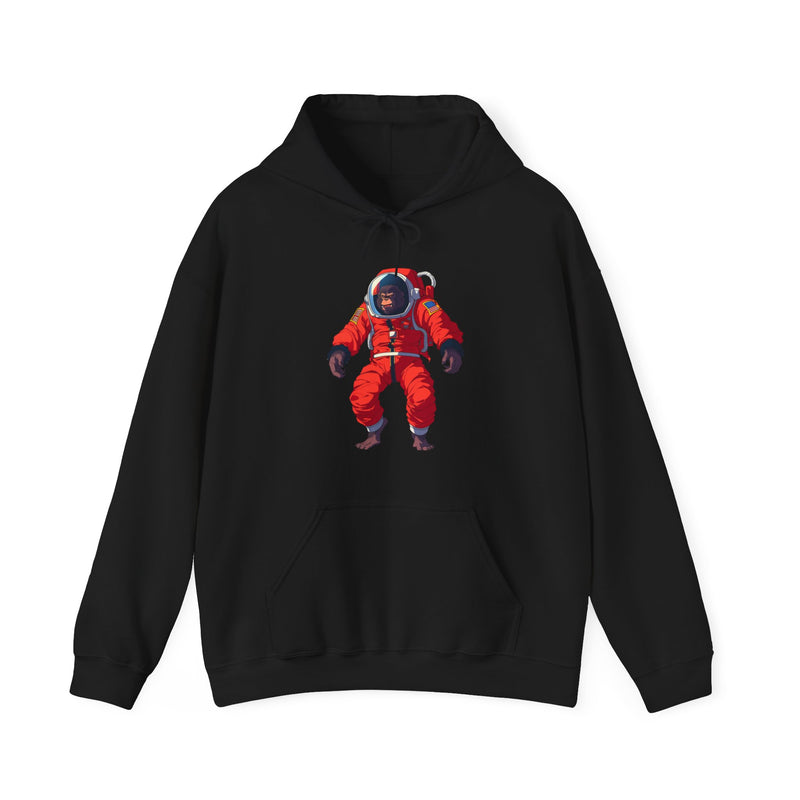 Red Space Monkey Hooded Sweatshirt