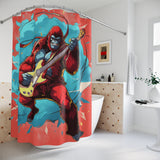 Blue Music RNB Monkey Shower Curtain