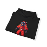 Red Space Monkey Hooded Sweatshirt