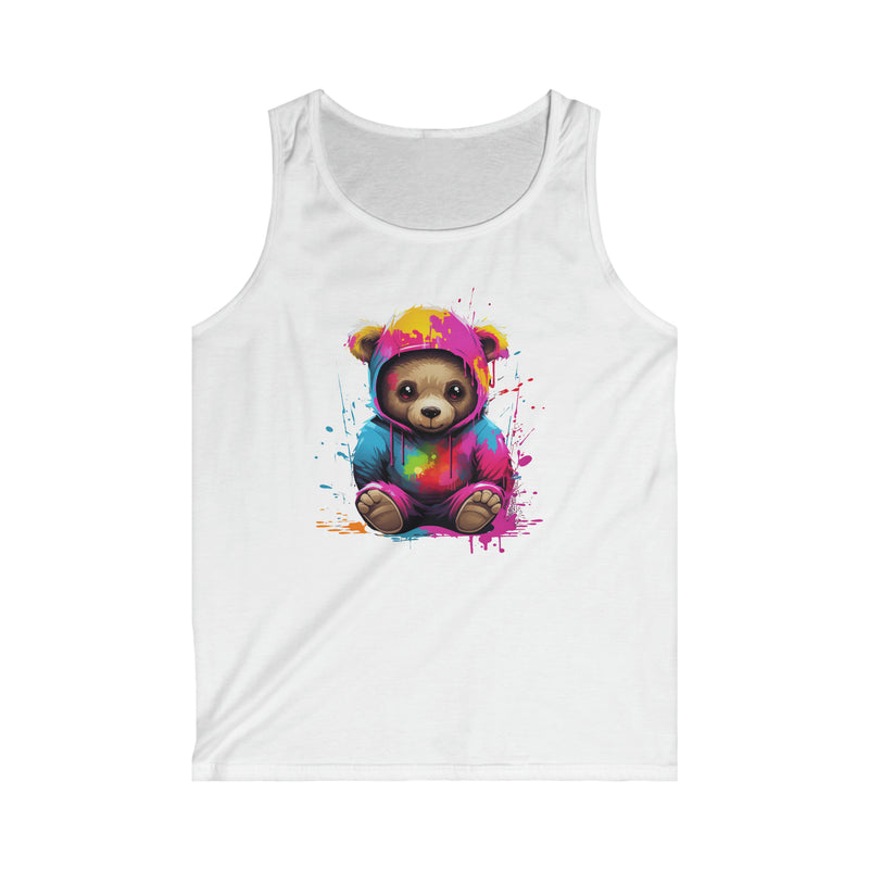 Colored Wrap Bear Hugs Tank Top