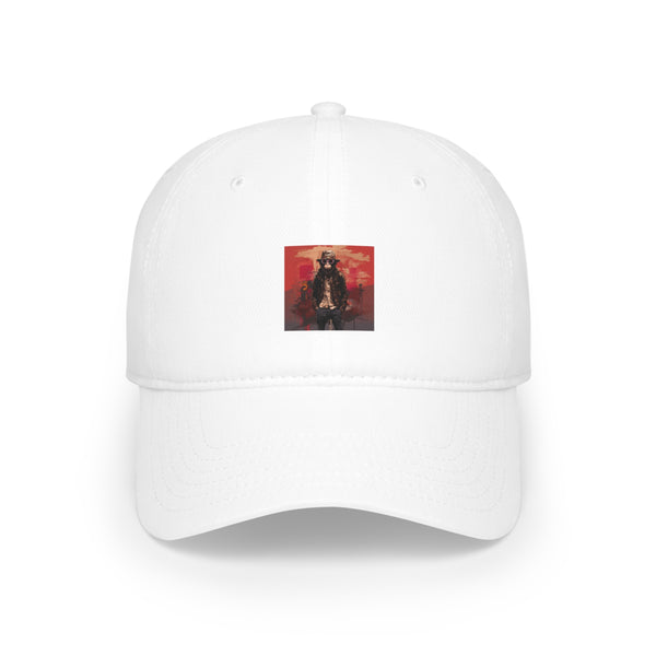 Gangster Red Monkey Baseball Cap