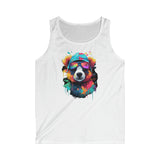 Paint Splatter Bear Tank Top