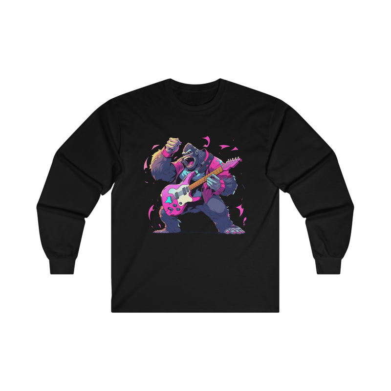 Purple Rage Monkey Man Long Sleeve Tee