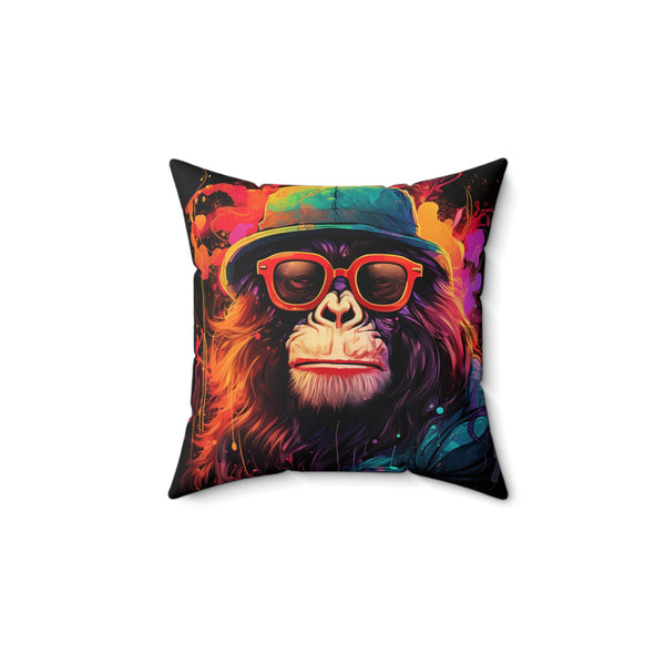 It's the Monkey Life Square Pillow