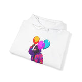 Circus Balloon Monkey Hooded Sweatshirt