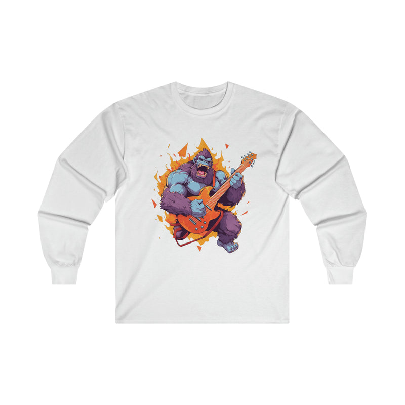 Fire Rock Monkey Long Sleeve Tee