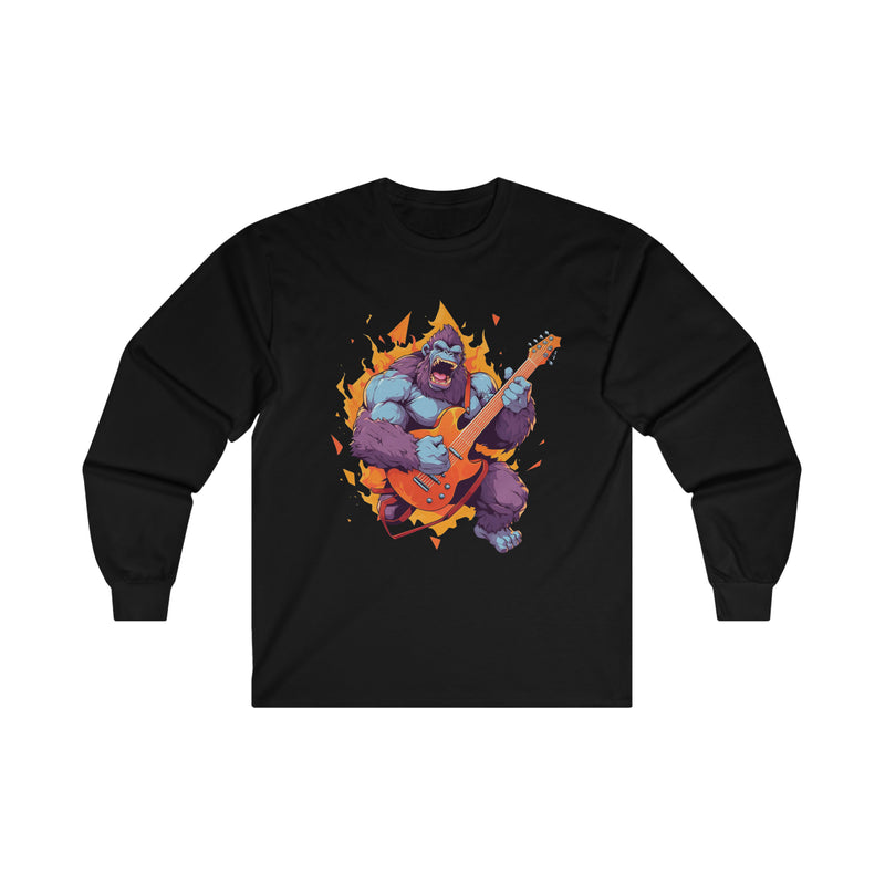 Fire Rock Monkey Long Sleeve Tee