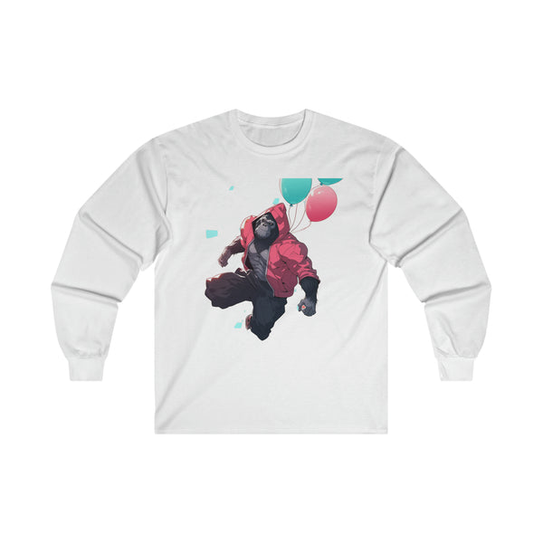 Wondering Monkey Long Sleeve Tee