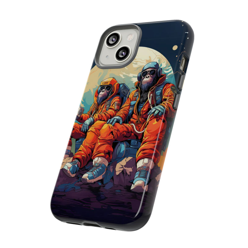 Two Apes in the Moon Protective Case