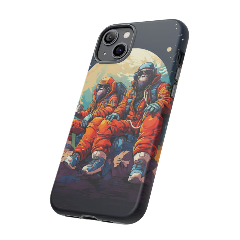 Two Apes in the Moon Protective Case