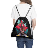 Chillin Hippie Monkey Drawstring Bag