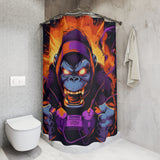 Game Rager Monkey Shower Curtain