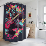 Slicin' Beat Fun Monkey Shower Curtain