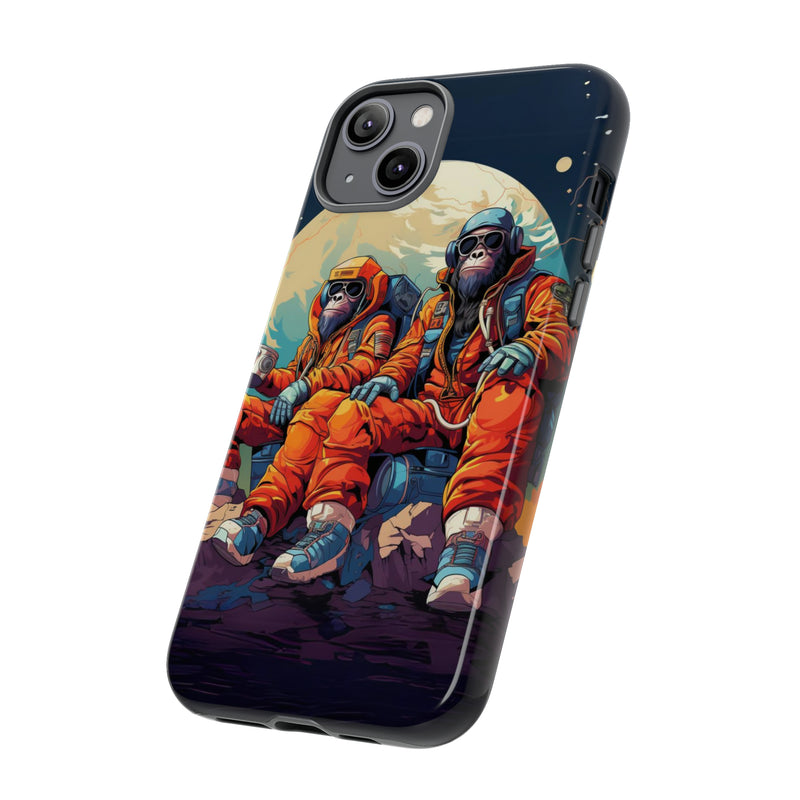 Two Apes in the Moon Protective Case