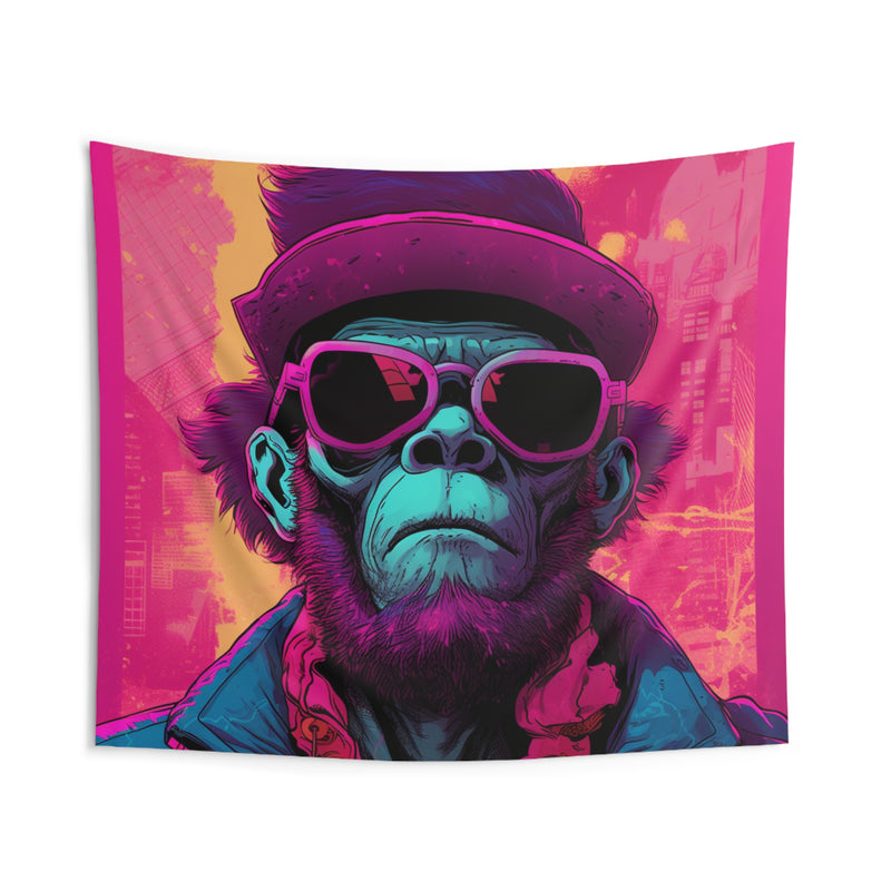 Boss Gang Monkey Indoor Wall Tapestries