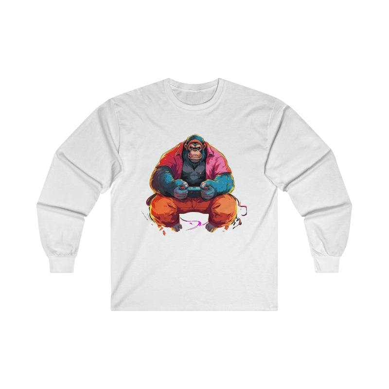 Let's Chill this Friday Monkey Long Sleeve Tee