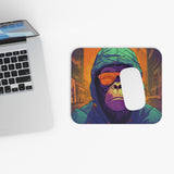 Street Winter Monkey Mouse Pad (Rectangle)