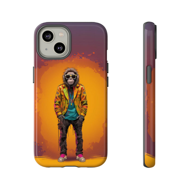 Yellow Music Monkey Protective Case