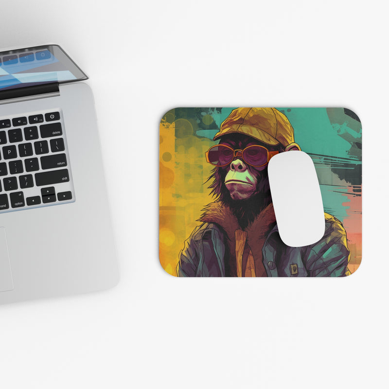 Traveling Odd Monkey Mouse Pad (Rectangle)