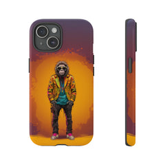 Yellow Music Monkey Protective Case