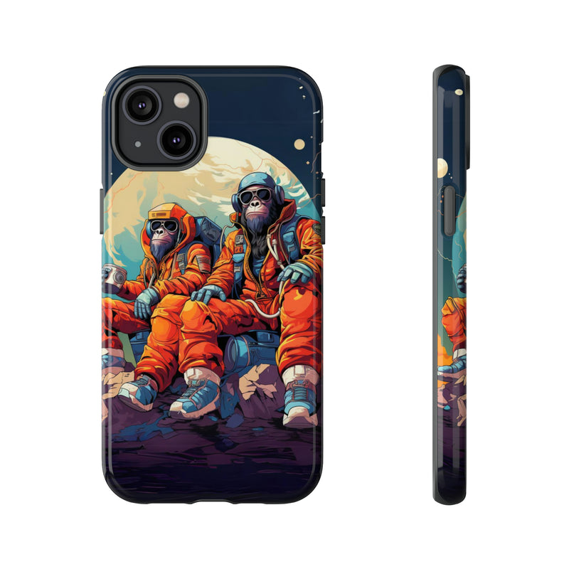 Two Apes in the Moon Protective Case