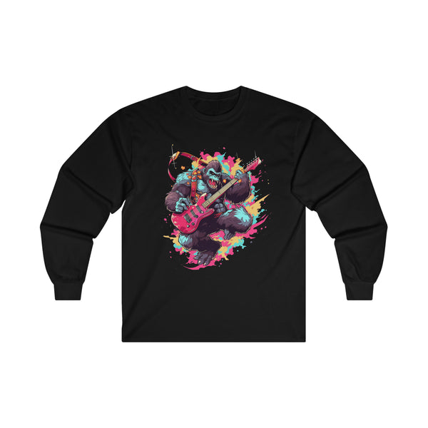 Slicin' Beat Fun Monkey  Long Sleeve Tee