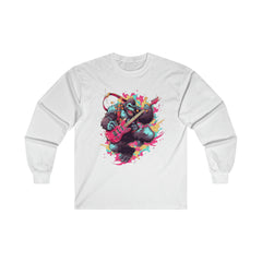 Slicin' Beat Fun Monkey  Long Sleeve Tee