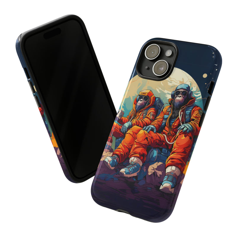 Two Apes in the Moon Protective Case