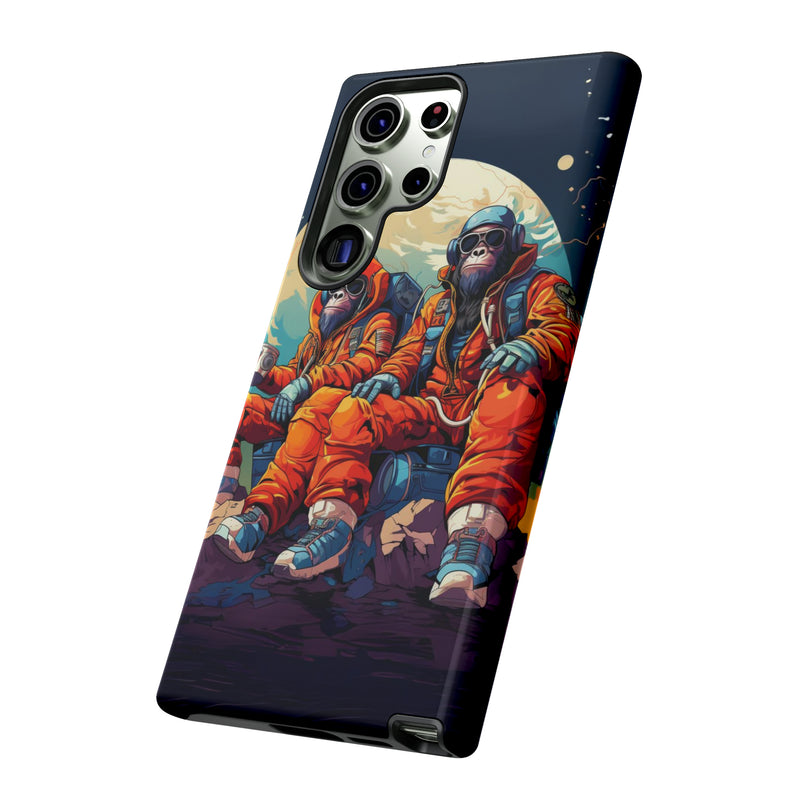 Two Apes in the Moon Protective Case