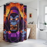 Game Rager Monkey Shower Curtain