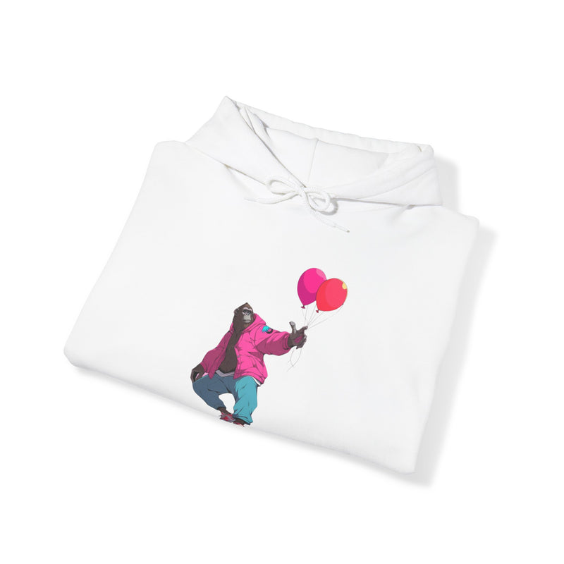 Monkey In Love Hooded Sweatshirt