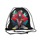 Chillin Hippie Monkey Drawstring Bag