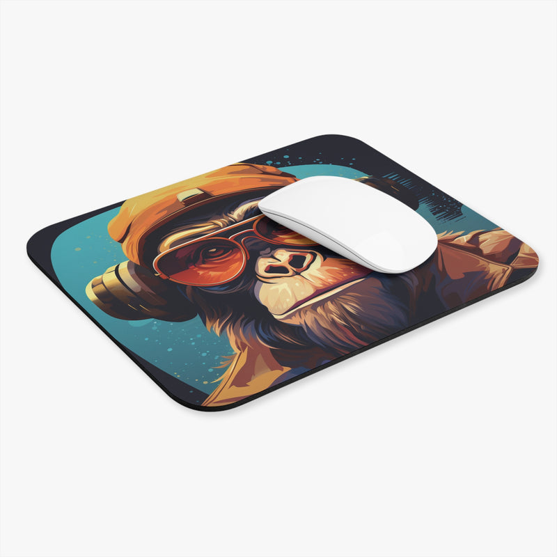 What Do You See Ape Mouse Pad (Rectangle)