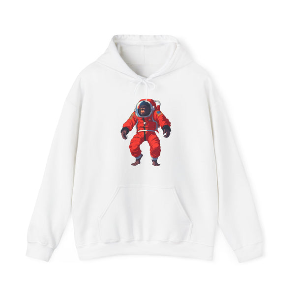 Red Space Monkey Hooded Sweatshirt