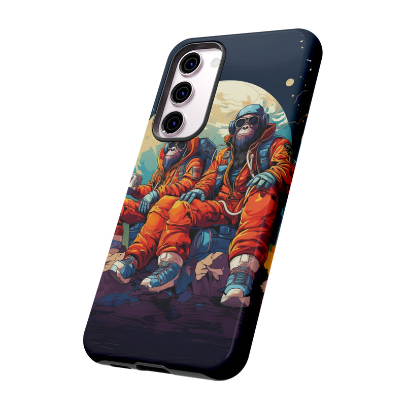 Two Apes in the Moon Protective Case